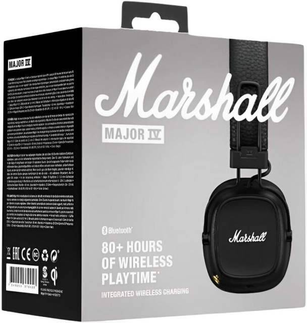 New Marshall Major IV 4 Bluetooth Headphone On Ear Wireless Earphones Foldable Design/ 80 h Playtime Sports Gaming Headset With Mic