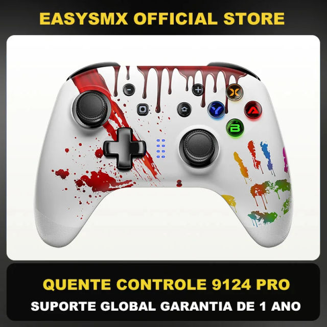 EasySMX 9124 Pro Bluetooth Gamepad Wireless Controller for Nintendo Switch Windows PC Phone Smart TV MacOS Hall Effect