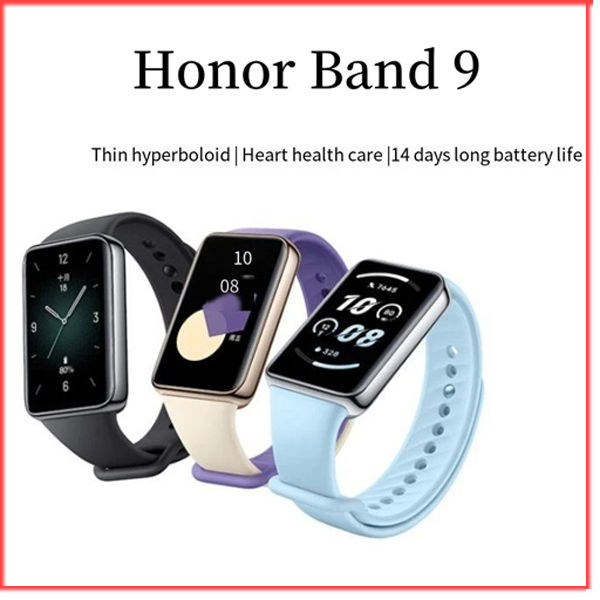 2024 New Honor Band 9 NFC 1.57'' AMOLED Bluetooth Sport Bracelet Smartband Health Monitor