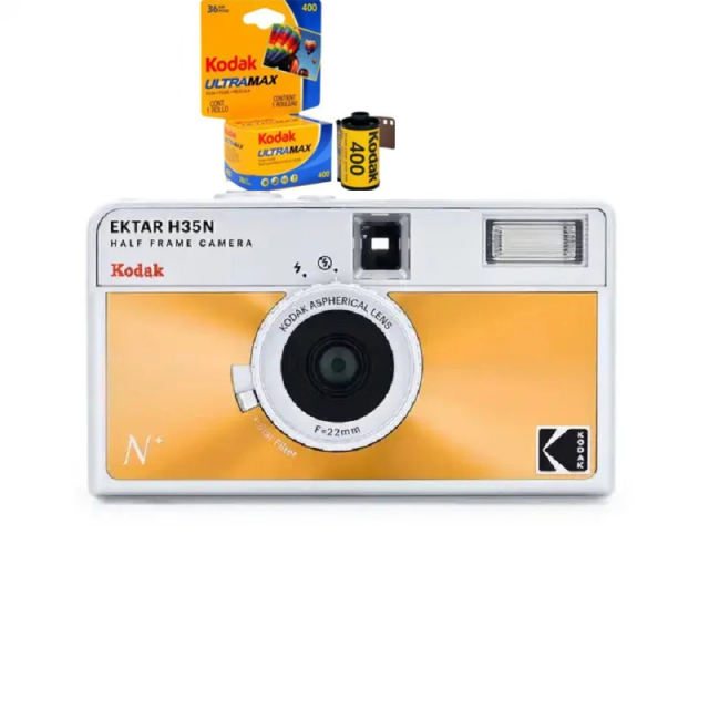 2024 New Kodak 35mm Film Camera KODAK EKTAR H35N Half Frame Camera Reusable Film Camera With Flash Light