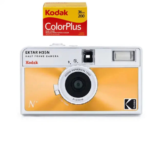 2024 New Kodak 35mm Film Camera KODAK EKTAR H35N Half Frame Camera Reusable Film Camera With Flash Light