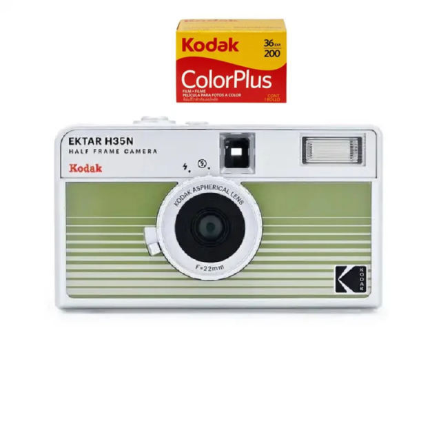 2024 New Kodak 35mm Film Camera KODAK EKTAR H35N Half Frame Camera Reusable Film Camera With Flash Light