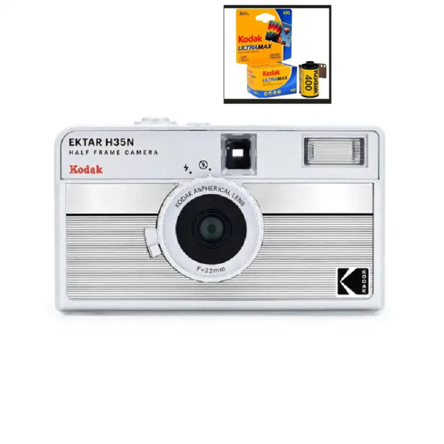 2024 New Kodak 35mm Film Camera KODAK EKTAR H35N Half Frame Camera Reusable Film Camera With Flash Light