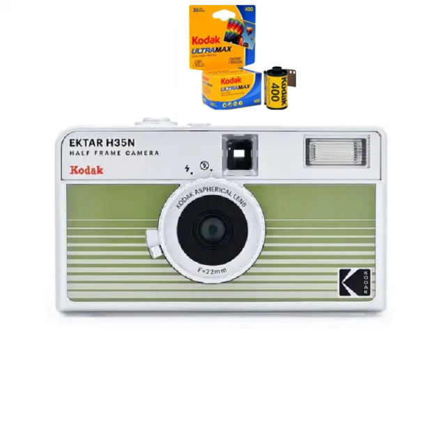2024 New Kodak 35mm Film Camera KODAK EKTAR H35N Half Frame Camera Reusable Film Camera With Flash Light