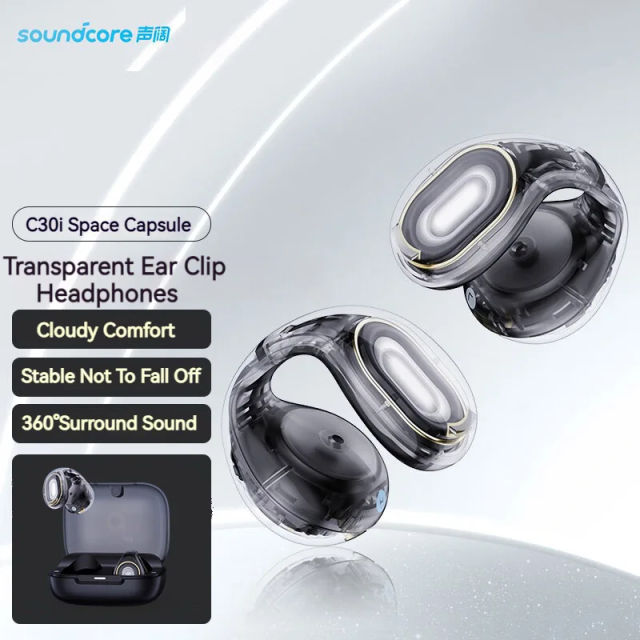 2024 New Soundcore C30i Space Module Earclip Bluetooth Earphones Non in Ear Wireless Ear Hanging