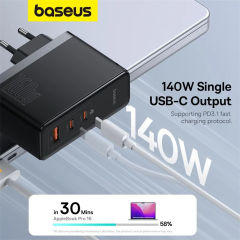 New Baseus 160W GaN Charger Fast Charger For Laptop Tablet iPhone 15 14 Type C Charger Support PD3.1 QC PPS With USB Phone Charger