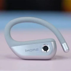New 1MORE FIT Open Sports Earbuds S50 Wireless Bluetooth Open Ear Hooks DLC Driver, 38H Playtime IPX7 Waterproof Running
