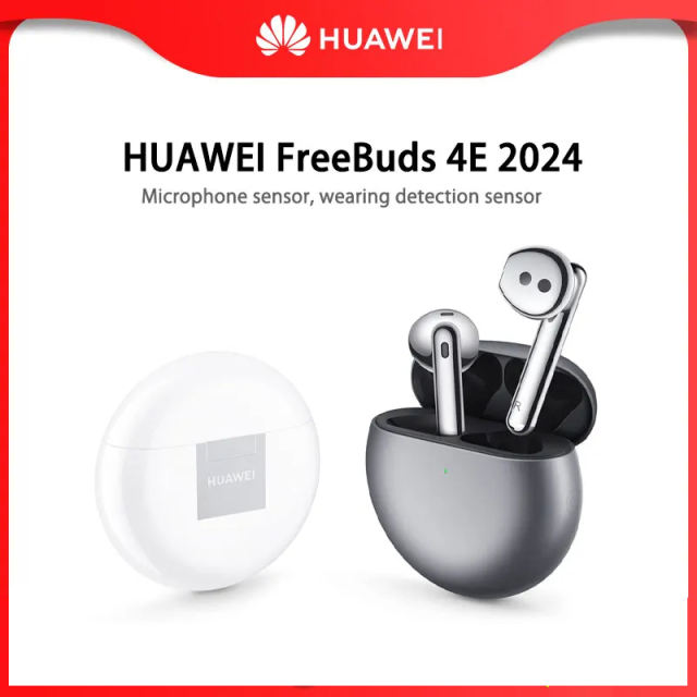 2024 New HUAWEI FreeBuds 4E Bluetooth 5.2 Earphone Earbuds microphone sensor wearing detection sensor