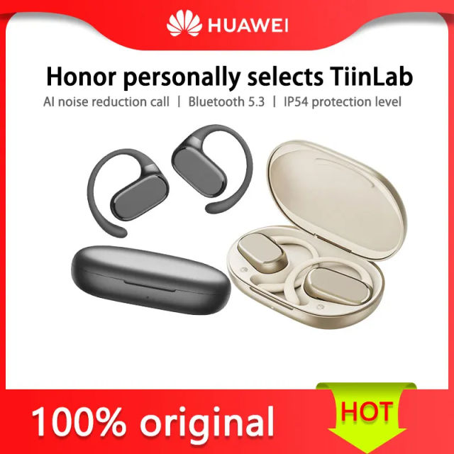 NEW Honor personally selected TiinLab open earphones AI noise reduction call Bluetooth 5.3