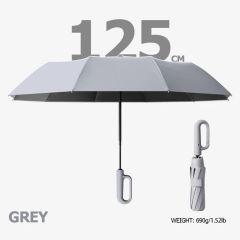 Fully Automatic Buckle Reverse Folding Umbrella with Windproof Reflective Stripe UV Umbrellas