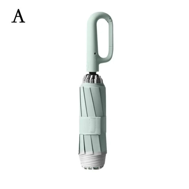 New Buckle Umbrella Sturdy Windproof Automatic Umbrella Large Umbrella Folding Travel Waterproof Sunscreen C5W1