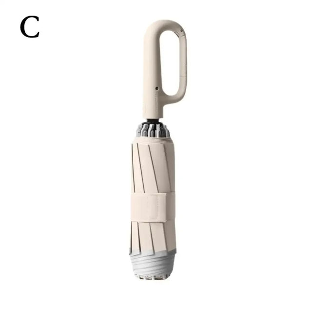 New Buckle Umbrella Sturdy Windproof Automatic Umbrella Large Umbrella Folding Travel Waterproof Sunscreen C5W1