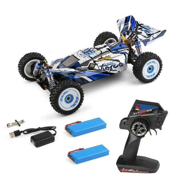 Wltoys 124017 1/12 V2 Brushless E- RC Car 75km/H High Speed Metal Chassis RC Car