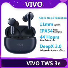 New Vivo TWS 3e Earphone Wireless Intelligent active noise reduction Bluetooth 5.3 Earbuds Mic Call Noise Cancellation Deepx 3.0