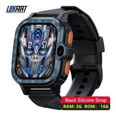 2024 NEW LOKMAT APPLLP 4 MAX Android Smart Watch Phone Fitness Tracker Touch Screen Dual Camera GPS Wifi Call Wacth Heart Rate Monitor