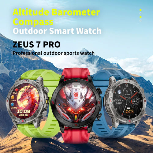 LOKMAT ZEUS 7 Pro Sport Smart Watch Round 1.43 inch Amoled Screen Waterproof Outdoor