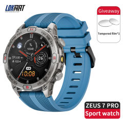 LOKMAT ZEUS 7 Pro Sport Smart Watch Round 1.43 inch Amoled Screen Waterproof Outdoor