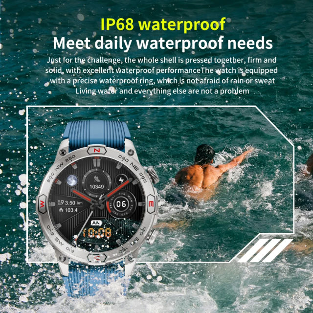 LOKMAT ZEUS 7 Pro Sport Smart Watch Round 1.43 inch Amoled Screen Waterproof Outdoor