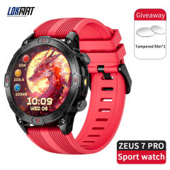 LOKMAT ZEUS 7 Pro Sport Smart Watch Round 1.43 inch Amoled Screen Waterproof Outdoor