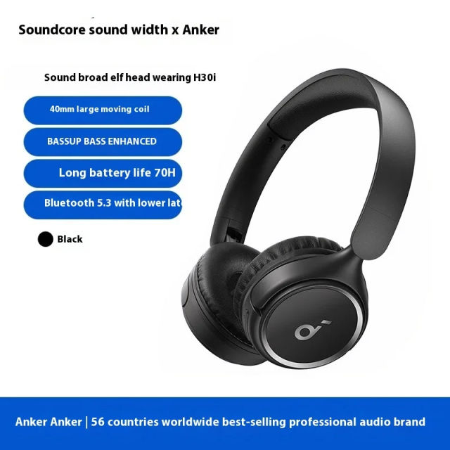 2024 New Soundcore H30i Headworn Bluetooth Earphones Ultra Long Battery Life