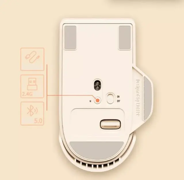 Lofree OE909 Wired Wireless Bluetooth Optical Mouse 4000DPI For Windows MacOS