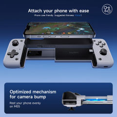 EasySMX M05 Type C Gamepad, Cloud Gaming Mobile Phone Controller for Android Phone/Xbox Game Pass/iPhone 15, Mapping function