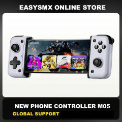 EasySMX M05 Type C Gamepad, Cloud Gaming Mobile Phone Controller for Android Phone/Xbox Game Pass/iPhone 15, Mapping function