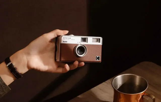 New KODAK EKTAR H35 Half Frame Camera 35mm Film Camera Reusable Film Camera With Flash Light