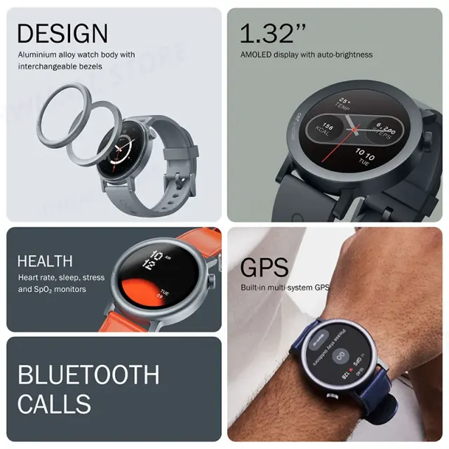 Global Version CMF by Nothing Watch Pro 2 1.32" AMOLED Bluetooth 5.3 BT Calls with AI Noise Reduction GPS Smartwatch