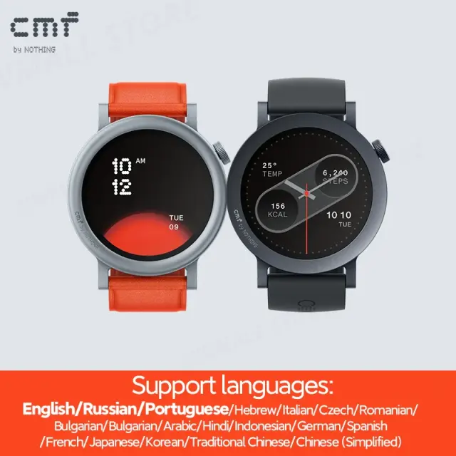 Global Version CMF by Nothing Watch Pro 2 1.32" AMOLED Bluetooth 5.3 BT Calls with AI Noise Reduction GPS Smartwatch