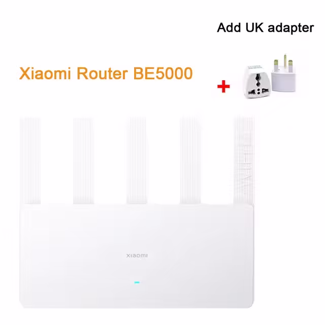 2024 NEW Xiaomi Router Be5000 2.5G Wifi 7 Router Mesh Group 2.4GHz 5GHz MLO Dual Band Works with Xiaomi mijia App Network