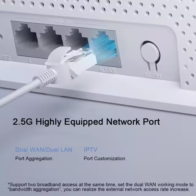 2024 NEW Xiaomi Router Be5000 2.5G Wifi 7 Router Mesh Group 2.4GHz 5GHz MLO Dual Band Works with Xiaomi mijia App Network