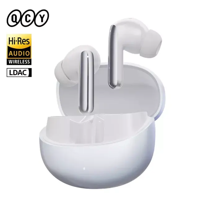 NEW QCY MeloBuds Pro ANC Bluetooth 5.3 Earphones Wireless 46dB Hybrid ANC Earbuds