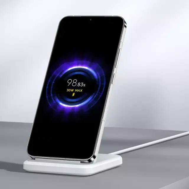 2024 New Xiaomi 30W Vertical Qi Wireless Charger Double Coil