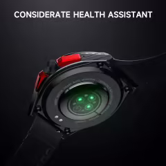 2024 New LOKMAT COMET 2 PRO Smart Watch Bluetooth Calls Watch Waterproof Fitness Tracker Heart Rate Message Push