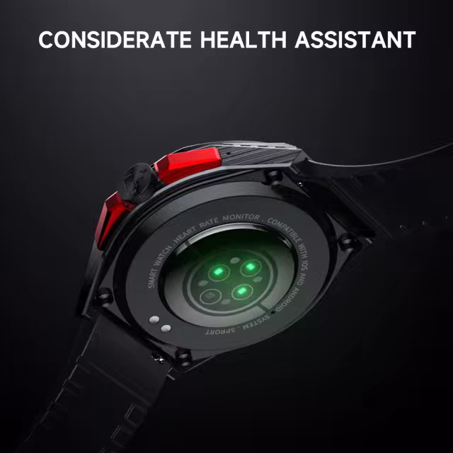 2024 New LOKMAT COMET 2 PRO Smart Watch Bluetooth Calls Watch Waterproof Fitness Tracker Heart Rate Message Push