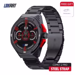 2024 New LOKMAT COMET 2 PRO Smart Watch Bluetooth Calls Watch Waterproof Fitness Tracker Heart Rate Message Push