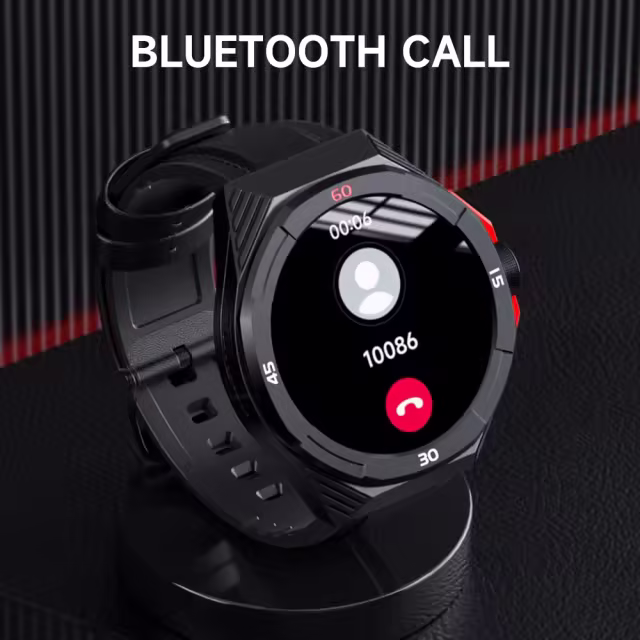 2024 New LOKMAT COMET 2 PRO Smart Watch Bluetooth Calls Watch Waterproof Fitness Tracker Heart Rate Message Push