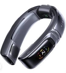 NEW AICE 3 AI Neck Air Conditioner 7000mAh 30H [Full-body Cooling/Heating] [Health Monitor] Neck Cooler Fan White
