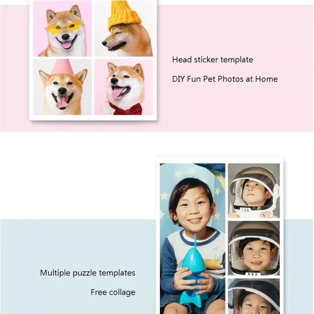 2024 New Xiaomi Pocket Photo Thermal Printer 1S Bluetooth Mini Wireless Ink-less Sticker