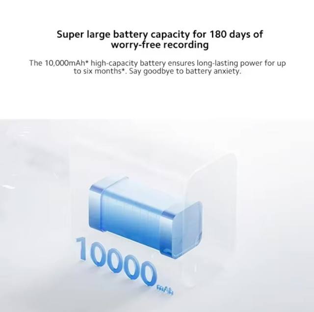 NEW Xiaomi Outdoor Camera Fresh finds BW500 2.5K Resolution 10000mAh Super-large Battery 8GB Onboard Storage IP67