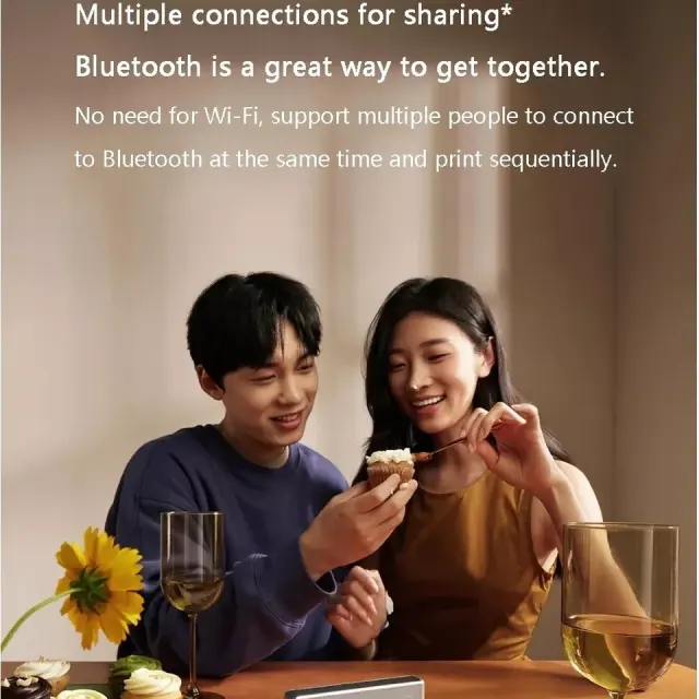 2024 New Xiaomi Pocket Photo Thermal Printer 1S Bluetooth Mini Wireless Ink-less Sticker