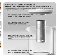 New XIAOMI MIJIA Multifunctional Health Pot Electric kettle N1 LCD Digital Screen 800W 304 Stainless Steel Heat Preservation