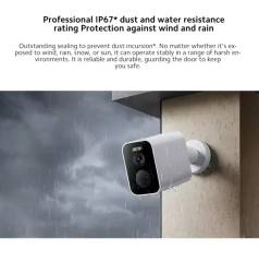 NEW Xiaomi Outdoor Camera Fresh finds BW500 2.5K Resolution 10000mAh Super-large Battery 8GB Onboard Storage IP67
