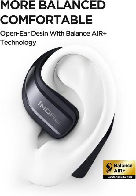 1MORE S70 Open Ear Earbuds, Bluetooth 5.3 Headphones Wireless Earphones with 4 AI ENC Call Noise Reduction