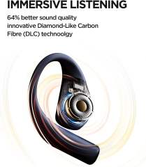 1MORE S70 Open Ear Earbuds, Bluetooth 5.3 Headphones Wireless Earphones with 4 AI ENC Call Noise Reduction