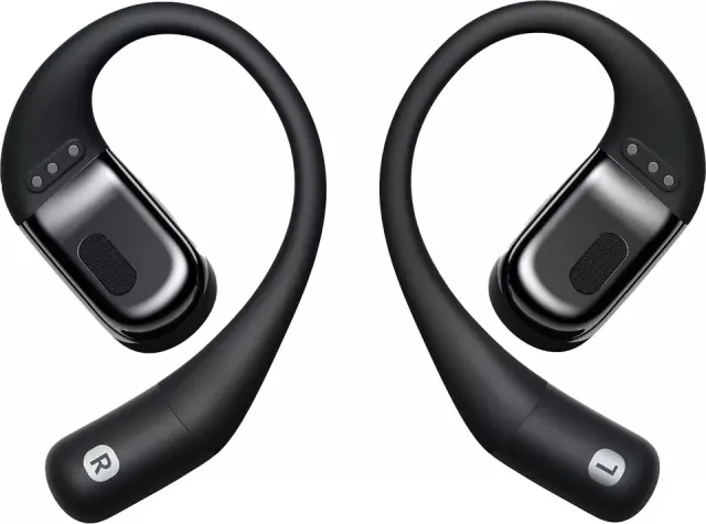 SHOKZ OpenFit  Open-Ear True Wireless Bluetooth Headphones with Microphone Earbuds with Earhooks Sweat Resistant Fast Charge
