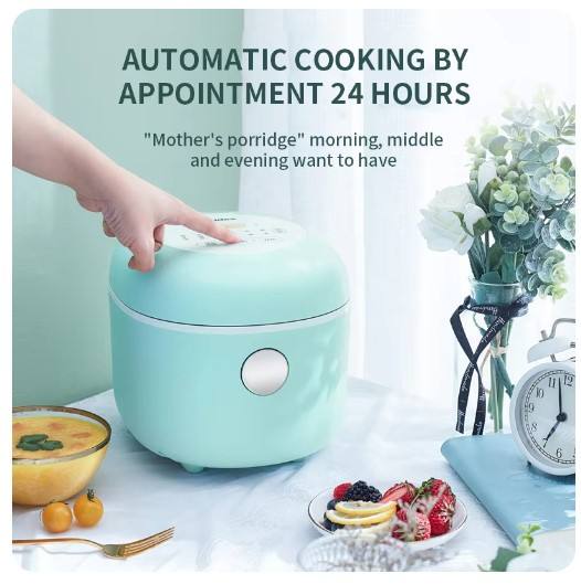 New Midea MB-FB16E213 Home 1.6L Mini Smart Rice Cooker Fully Automatic Reservation for 2-3 Person Dormitory