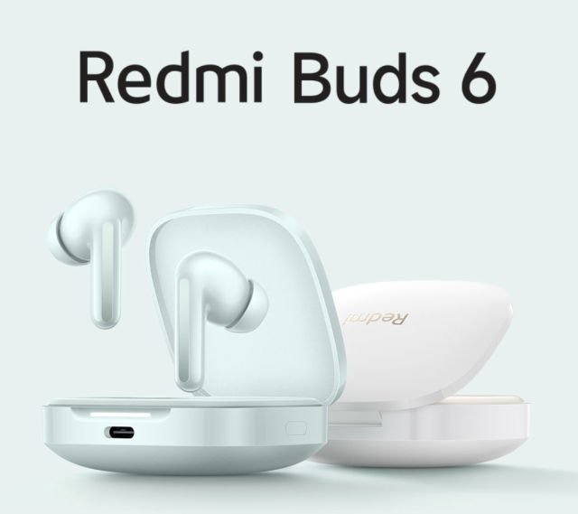 Xiaomi Redmi Buds 6 Bluetooth Earphone Active Noise Cancellation 42H Long Battery Life