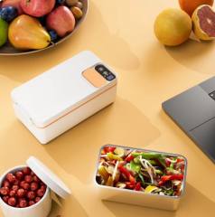 NEW 1L Electric Lunch Box Portable Heated Insulated Lunch Box Stainless Steel Large Capacity Camping